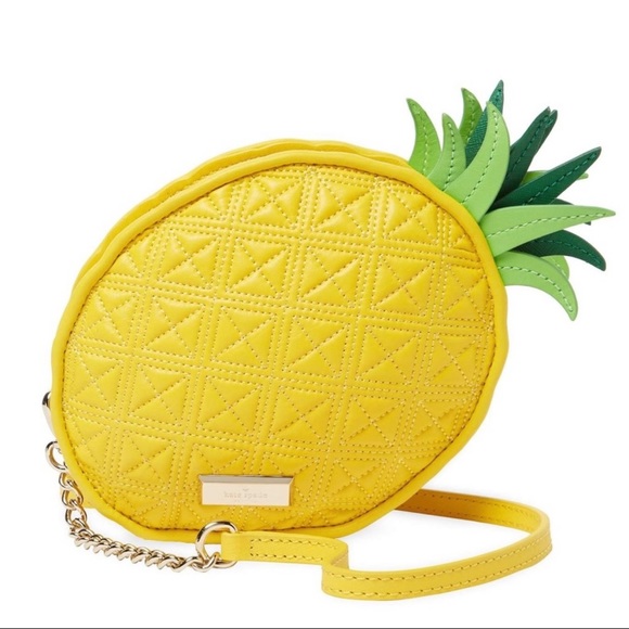 Kate Spade RARE “Wing It” Pineapple Quilted Crossbody - Picture 10 of 15